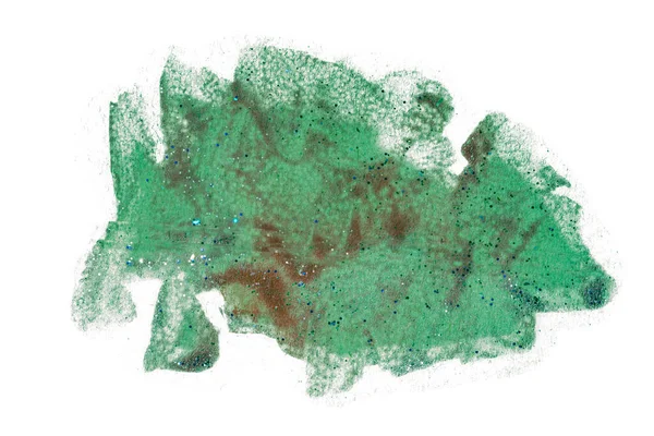 Suluboya lekesi yeşil arkaplan dokusu