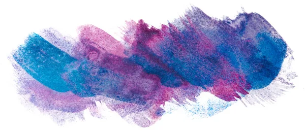Aquarela Mancha Azul Com Roxo Molosa Multicolor Com Fiação — Fotografia de Stock