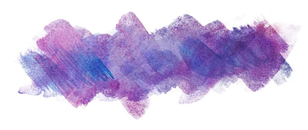 Teinte Aquarelle Aquarelle Texturée Violette Avec Des Fontes Eau — Photo