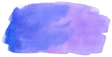 Kağıt desenli beyaz arkaplanda suluboya mavi leke.