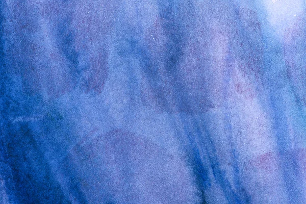 Acquerello Sfondo Blu Dipinto Completamente — Foto Stock
