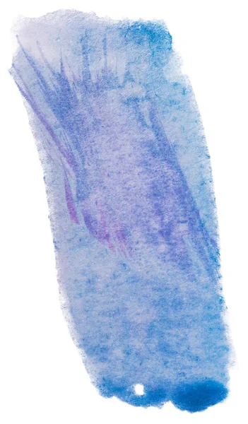 Mancha Aquarela Azul Brilhante Tinta Pérola — Fotografia de Stock