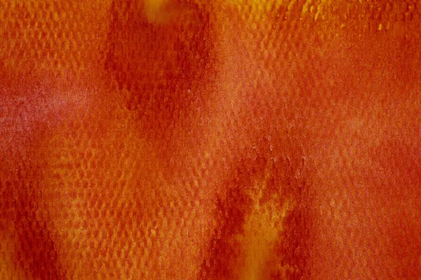 背景に白を基調としたオレンジ色の水彩画 — ストック写真