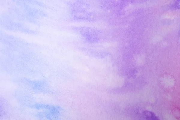 Акварельний Фон Заповнений Фіолетово Фіолетовою Мокрою Технікою Малювання Фарби Текстурованій — стокове фото