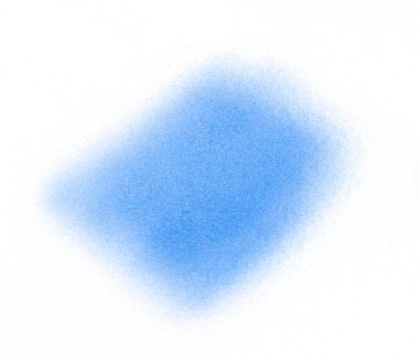 kağıt üzerinde boya lekesi; desen yumuşak desenli suluboya ile mavi boya spreyleme