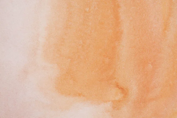 抽象水彩オレンジの背景 紙水彩で手描き インクウォッシュ — ストック写真