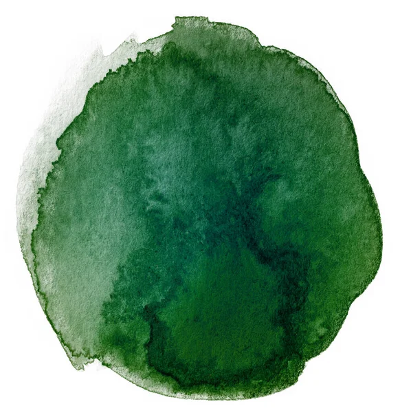 Nuances Texture Aquarelle Vert Foncé — Photo