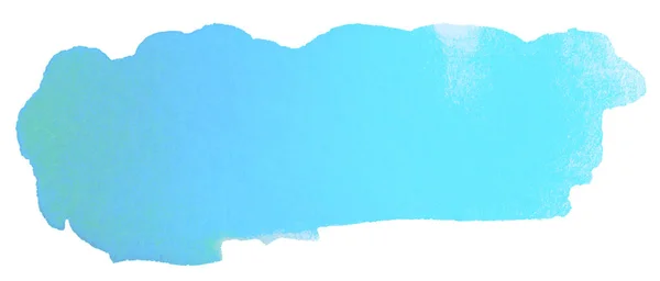 蓝色水彩画纹理阴影 — 图库照片