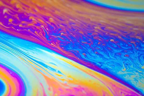 Abstract Background Texture Iridescent Paints Soap Bubble — Stock Photo, Image