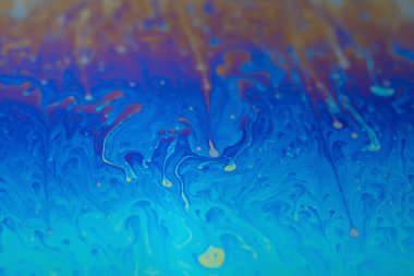 Yanardöner resimlerin soyut arkaplan dokusu. Sabun köpüğü