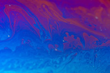 Yanardöner resimlerin soyut arkaplan dokusu. Sabun köpüğü