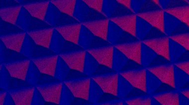 Renkli ışıkta soyut piramit arkaplanı.