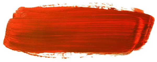 Elemento Tinción Acrílico Rojo Sobre Fondo Blanco —  Fotos de Stock