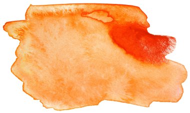 turuncu el boyalı renkler suluboya leke arkaplan