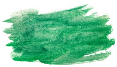 beyaz üzerine yeşil arkaplan suluboya elementi