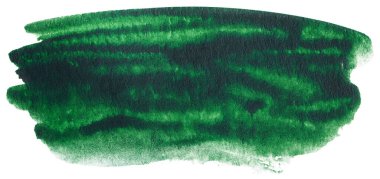 beyaz üzerine yeşil arkaplan suluboya elementi