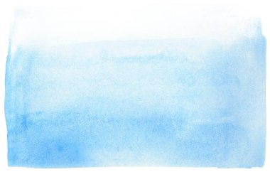 Mavi arkaplan dikdörtgen suluboya ögesi