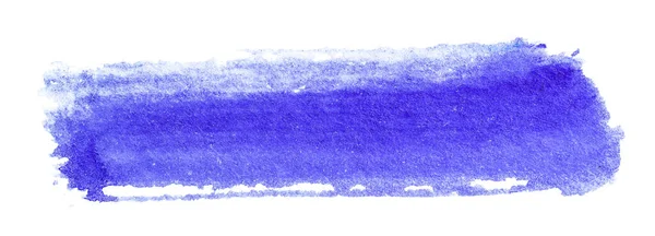 青い水彩の質感の光モックアップ素子ブラシストローク — ストック写真