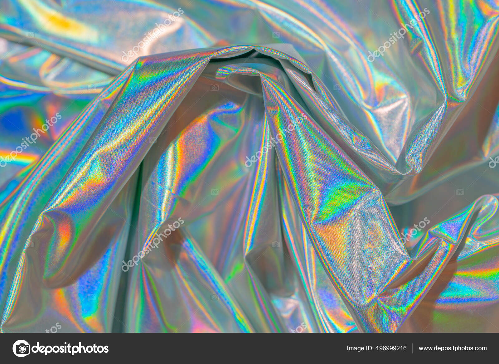 Textured Iridescent Fabric Background - Stock Motion Graphics