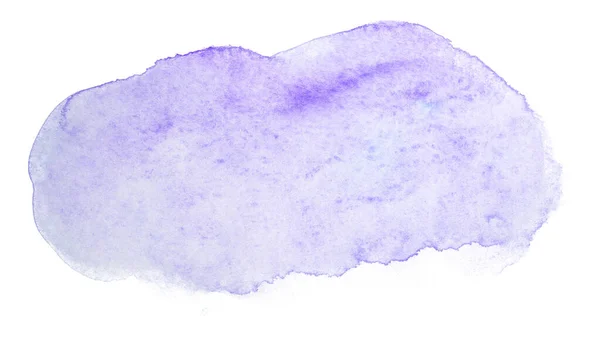 Фиолетовый Акварель Изолированный Белом Фоне Акварельная Текстура — стоковое фото
