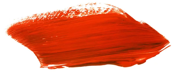 Acrylfleck Rotes Element Auf Weißem Hintergrund Isoliert — Stockfoto