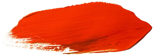 Acrylfleck Rotes Element Auf Weißem Hintergrund Isoliert — Stockfoto