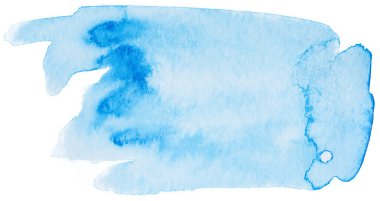 Beyaz arkaplanda suluboya blot pankartı ögesi.