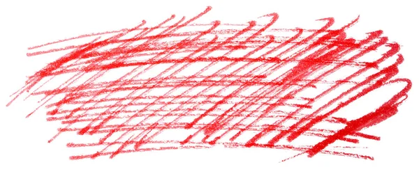 Felt Tip Pen Texture Red Flourish — Stock Photo, Image