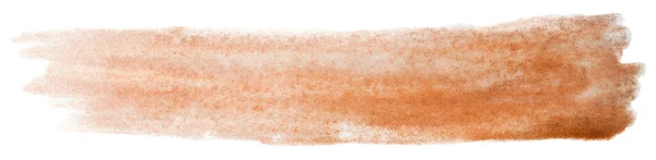 Noda Cat Air Tekstur Coklat Pada Putih — Stok Foto