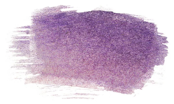 Mancha Acuarela Púrpura Sobre Fondo Blanco — Foto de Stock