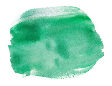 Yeşil suluboya lekesi, aşırı renkli grunge desen ışığı