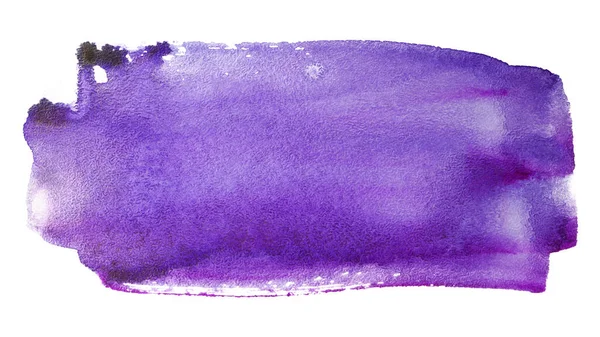 Aquarela Fundo Roxo Mancha Violeta Fundo Abeto Isolado Balão Texto — Fotografia de Stock