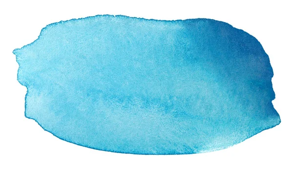 Mancha Aquarela Azul Formas Arredondadas Balão Texto Leve — Fotografia de Stock