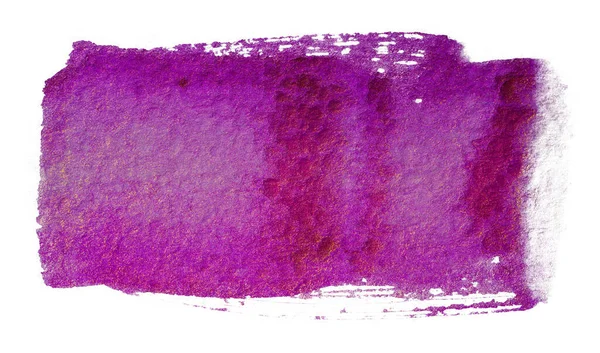 Purple Rectangular Watercolor Stain Texture Place Text Middle Saturated Color — Stock Photo, Image