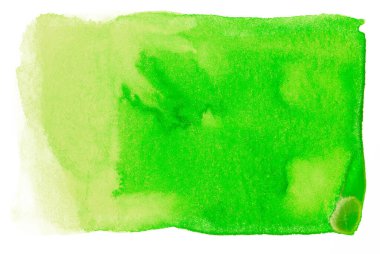 beyaz arkaplanda izole edilmiş suluboya elemanı