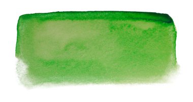 İzole edilmiş beyaz arkaplan üzerindeki suluboya leke