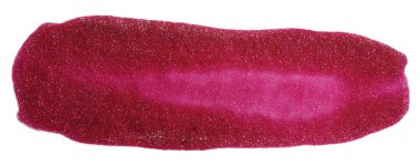 Suluboya kırmızı element. İzole edilmiş beyaz arkaplandaki kağıt fotoğraftaki suluboya dokusu