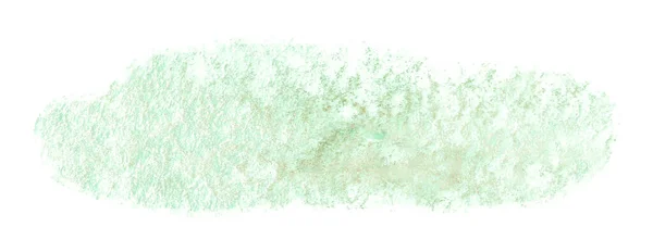 Watercolor Green Stain Element Watercolor Texture Paper Photo White Background — Stock Photo, Image