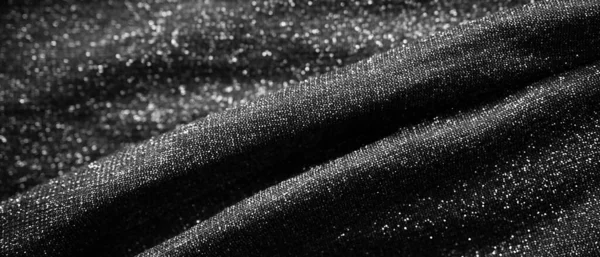 Блестящий Модный Черный Фон Мерцающей Зернистой Текстурой — стоковое фото