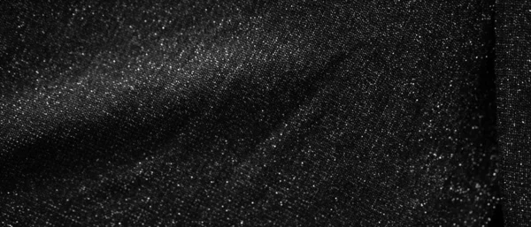 Moda Scintillante Sfondo Nero Con Scintillante Texture Granulosa — Foto Stock