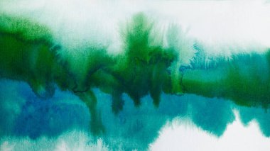 kırmızı-mor desenli suluboya kağıt üzerine şerit, ıslak boya taşma tekniği.