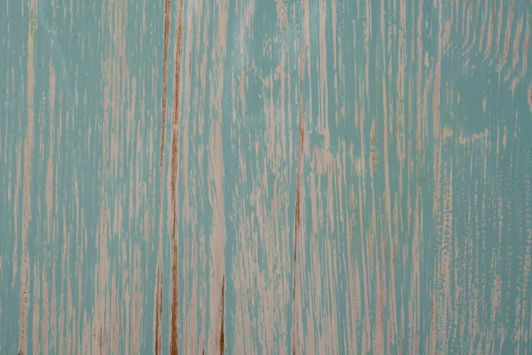 Tablero Madera Pintado Con Textura Pintura Azul — Foto de Stock