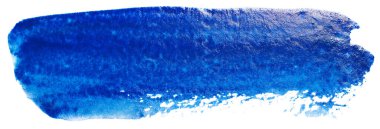 Suluboya çizgili fırça darbesi mavi kuru fırça el çizilmiş