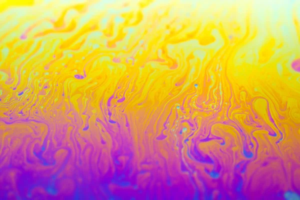 Abstract Iridescent Wave Background Soap Bubble Texture — Stock Photo, Image