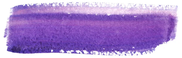 Akvarell Plats Violett Vit Bakgrund — Stockfoto