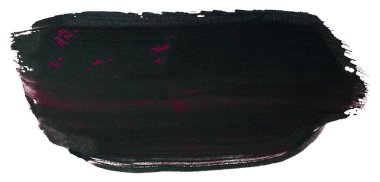 Beyaz arka planda koyu renk boya lekesi..