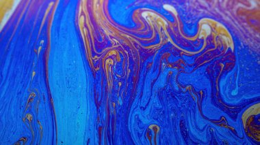 Yanardöner resimlerin soyut arkaplan dokusu. Sabun köpüğü