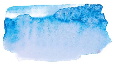 mavi suluboya element dikdörtgen desenli