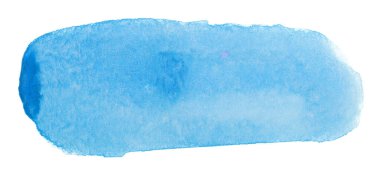 Beyaz arkaplanda damlayan boya desenli mavi lekeli suluboya arkaplan