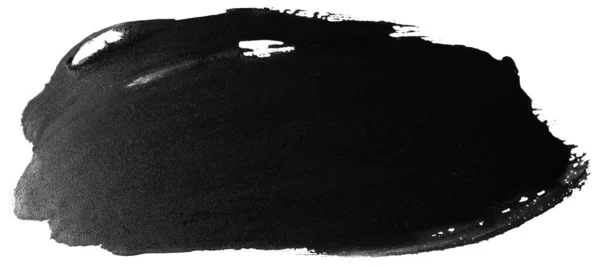 Темное Пятно Текстуры Краски Белом Фоне — стоковое фото